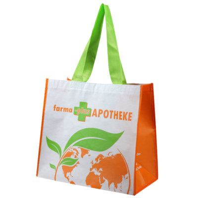 R-PET woven bag with lamination